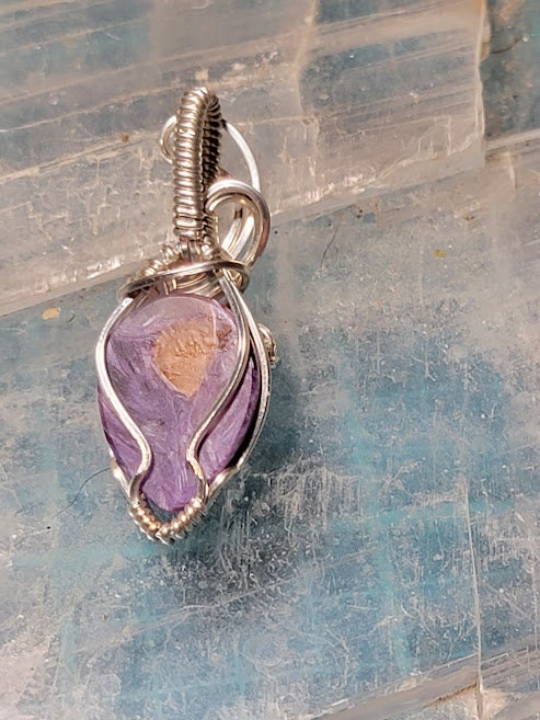 Charoite in Sterling Silver