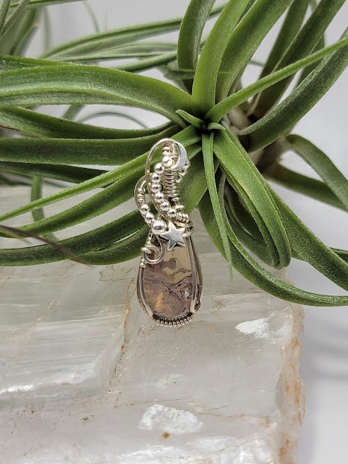 Scenic Mexican Fire Opal in Sterling Silver