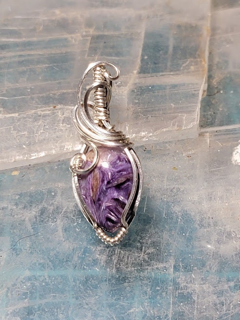 Charoite in Sterling Silver