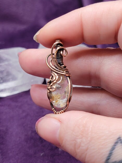 Lodolite in Antiqued Copper