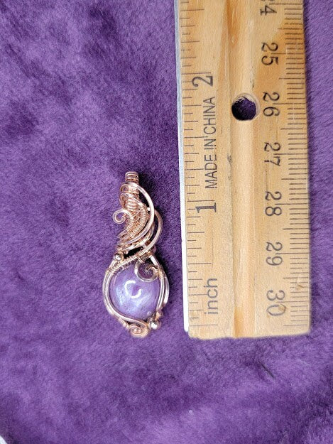 Star Ruby in 14k Rose Gold Filled Wire