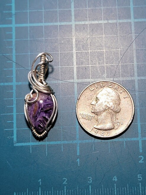 Charoite in Sterling Silver