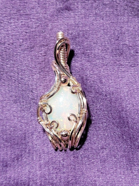 Natural Ethiopian Opal in 14k Rose Gold Filled