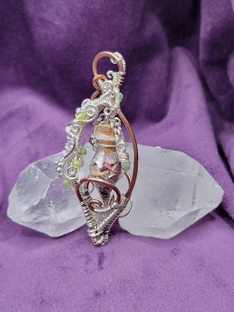 Unconditional Love Spell Jar Pendant