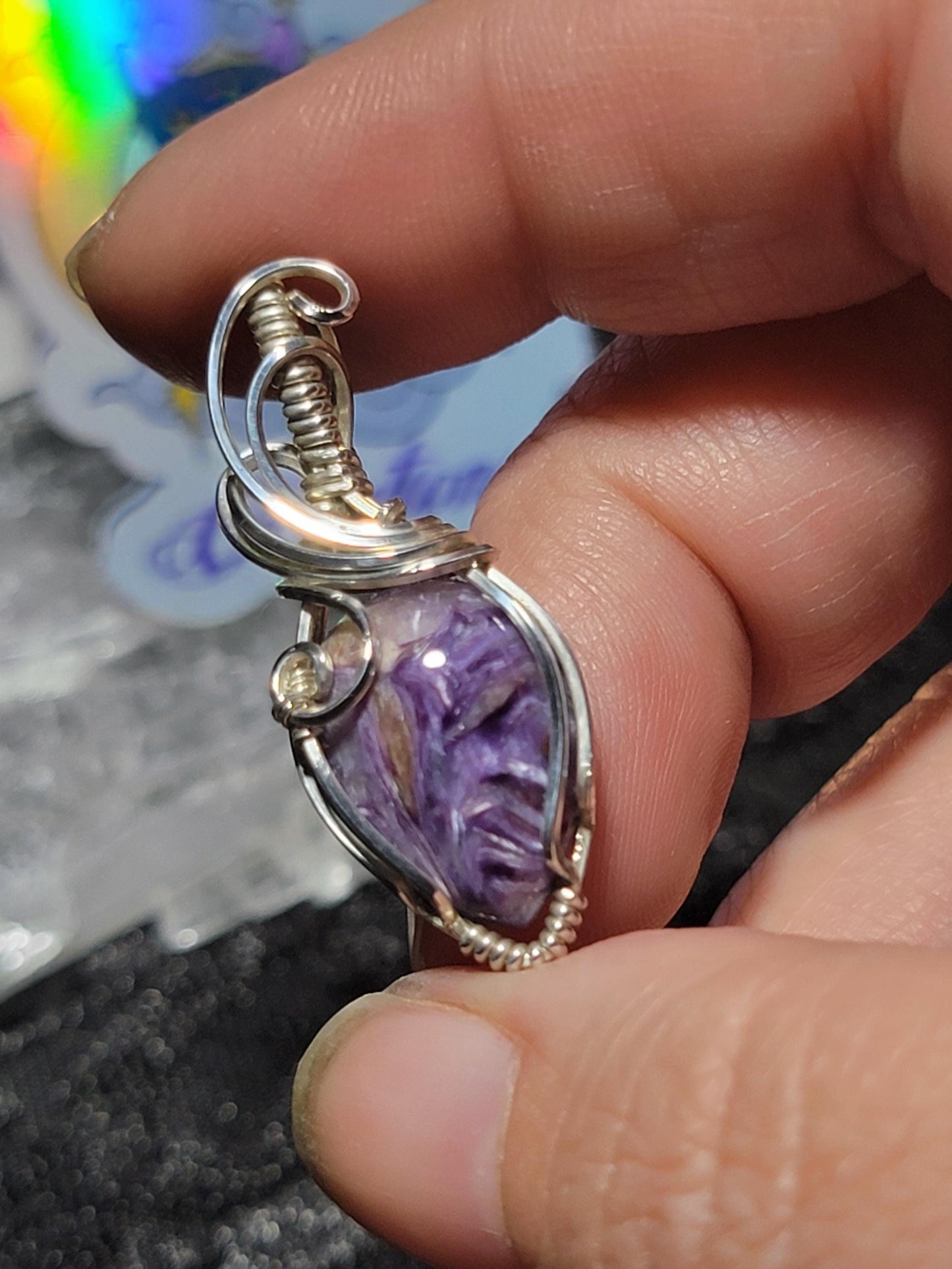 Charoite in Sterling Silver