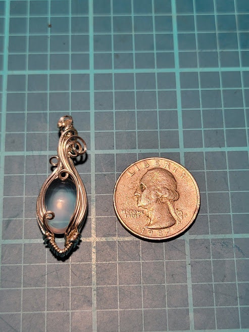 Rose Quartz in Sterling Silver