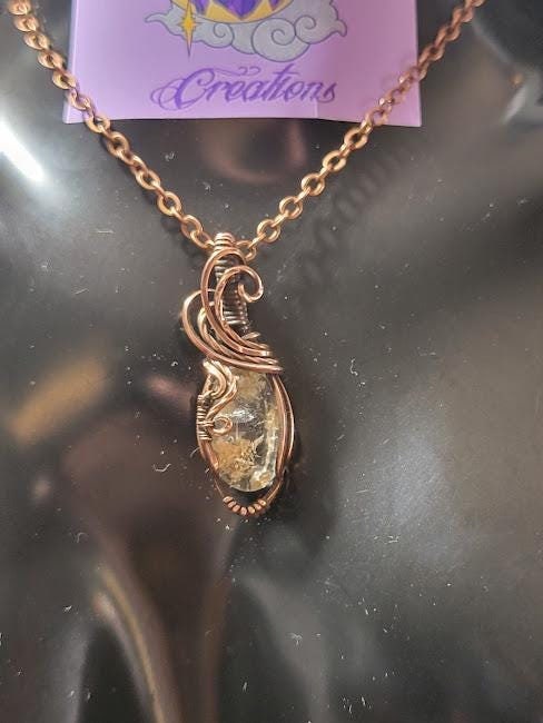Lodolite in Antiqued Copper