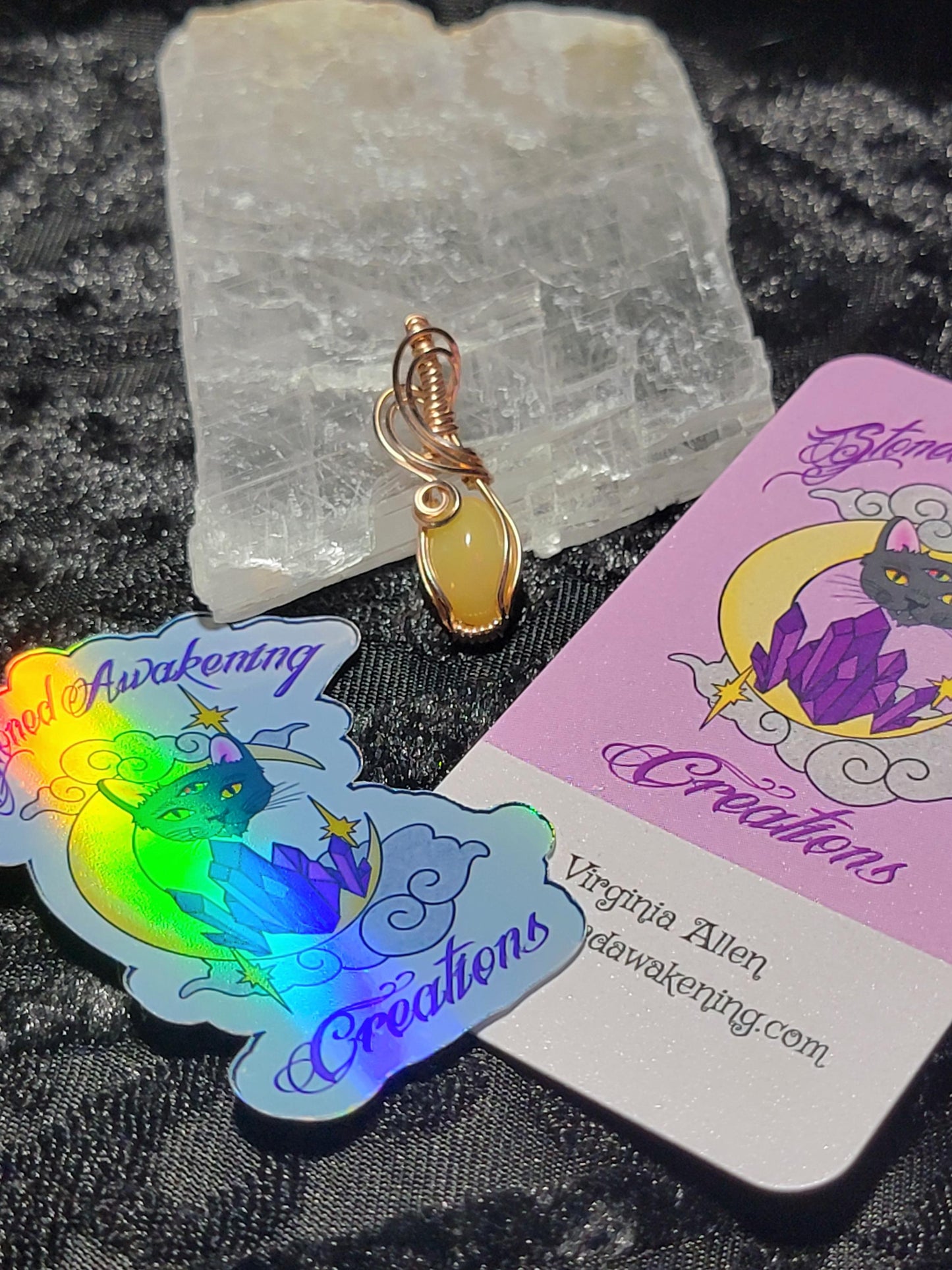Natural Ethiopian Opal in 14k Rose Gold Filled