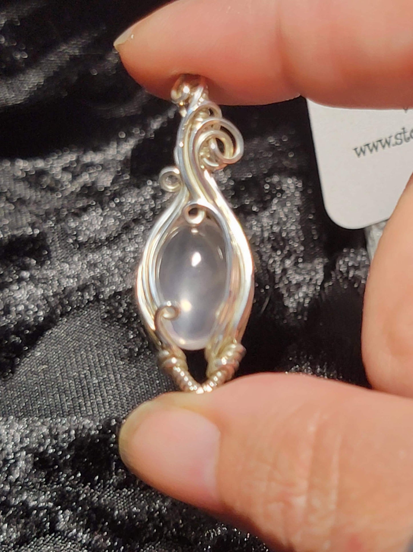 Rose Quartz in Sterling Silver