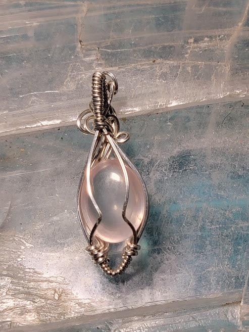Rose Quartz in Sterling Silver