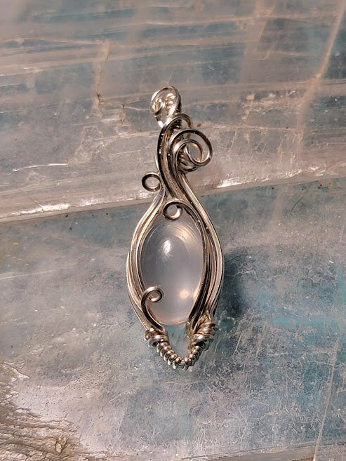 Rose Quartz in Sterling Silver